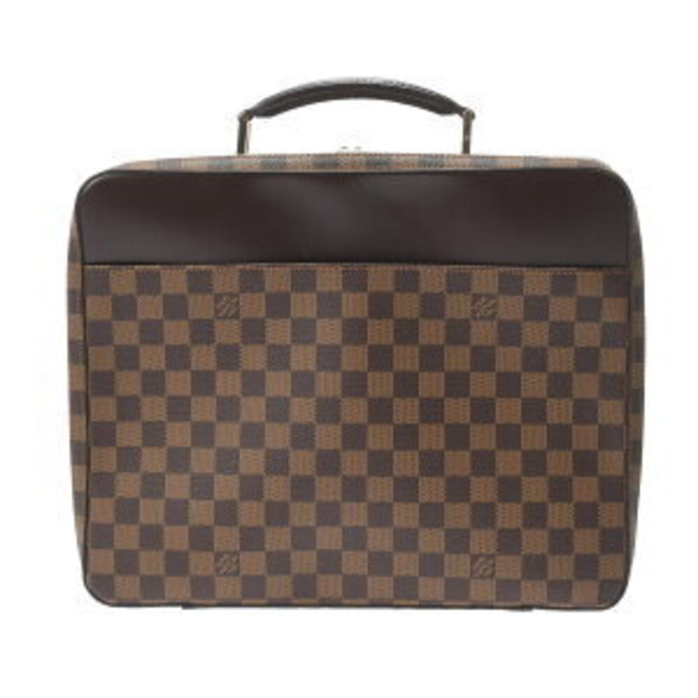Louis Vuitton Damier Porte Ordinateur Savannah Brown Canvas Business Bag